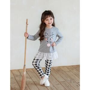 Pink Reindeer Tunic Dress Top